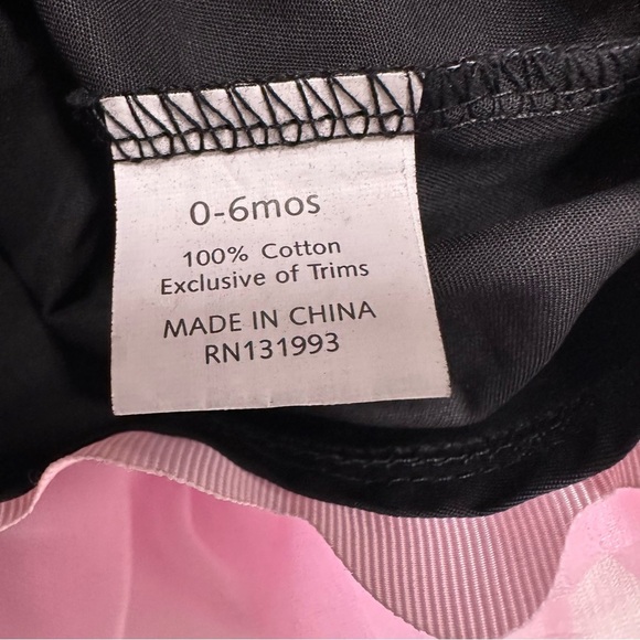 Mud Pie Black and White Polka Dot Baby Dress size 0-6 - Picture 7 of 9